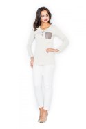 Bluzka Model M156 Beige - Figl