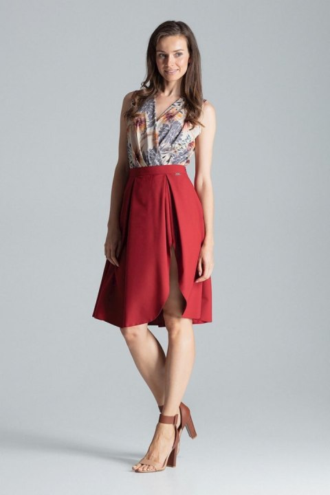 Spódnica Model M675 Bordo - Figl Spódnica Model M675 Bordo - Figl