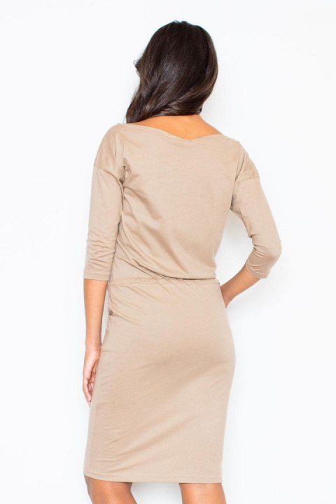 Sukienka Model 203 Beige - Figl Sukienka Model 203 Beige - Figl