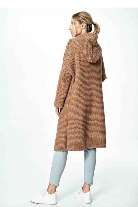 Sweter Kardigan Model M884 Light Brown - Figl Sweter Kardigan Model M884 Light Brown - Figl