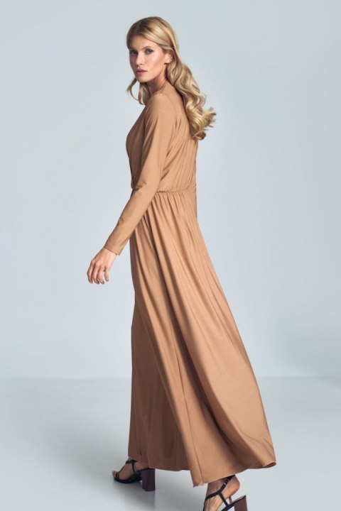 Sukienka Model M705 Beige - Figl Sukienka Model M705 Beige - Figl