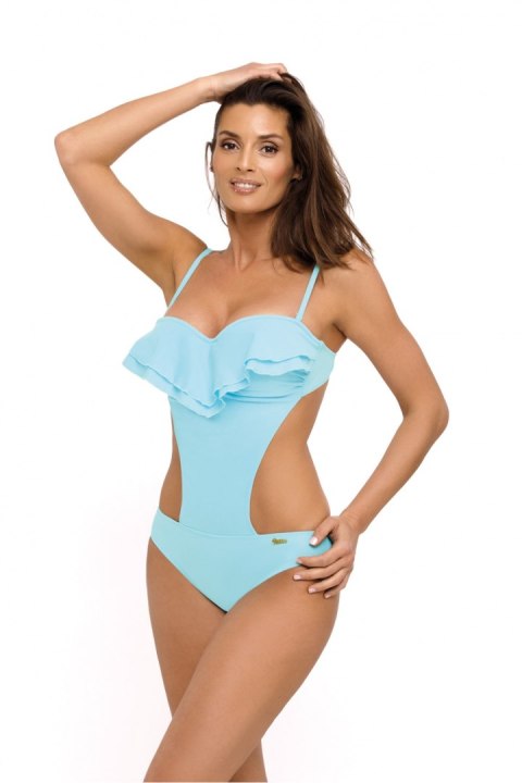 Jednoczęściowy strój kąpielowy Kostium kąpielowy Model Belinda Skipper M-548 Pastel Sky Blue - Marko Jednoczęściowy strój kąpielowy Kostium kąpielowy Model Belinda Skipper M-548 Pastel Sky Blue - Marko