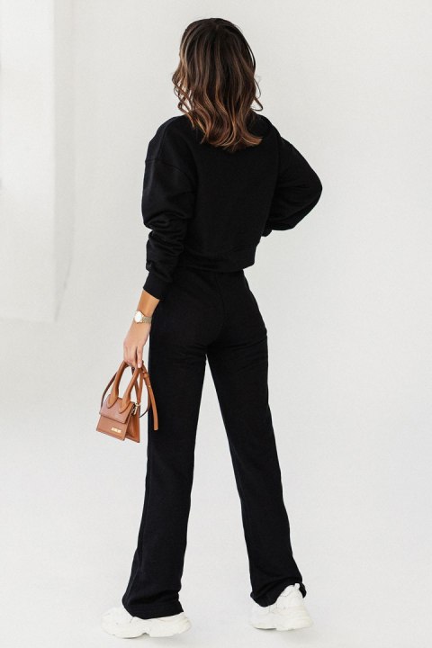 Bluza Damska Model Lamia D29 Black - IVON Bluza Damska Model Lamia D29 Black - IVON