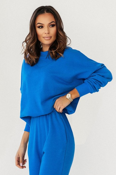 Bluza Damska Model Morelli D30 Blue - IVON Bluza Damska Model Morelli D30 Blue - IVON