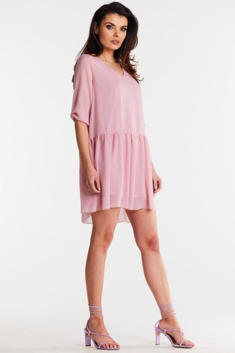 Sukienka Model A514 Powder Pink - awama Sukienka Model A514 Powder Pink - awama