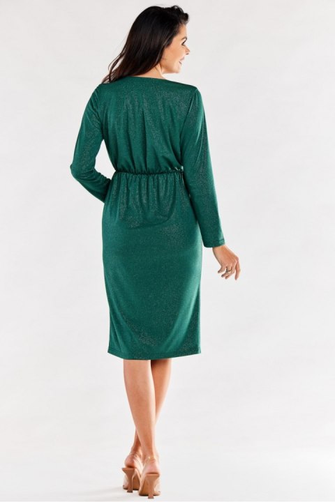 Sukienka Model A548 Bottle Green - awama Sukienka Model A548 Bottle Green - awama