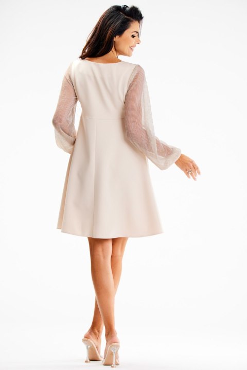 Sukienka Model A622 Beige - awama Sukienka Model A622 Beige - awama