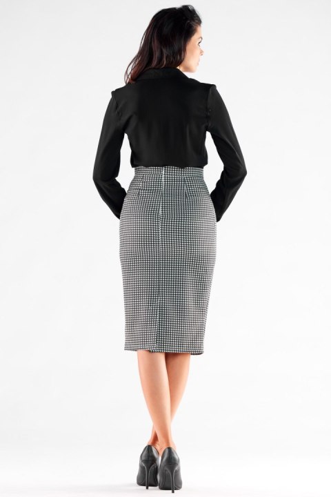 Spódnica Model A531 Houndstooth - awama Spódnica Model A531 Houndstooth - awama