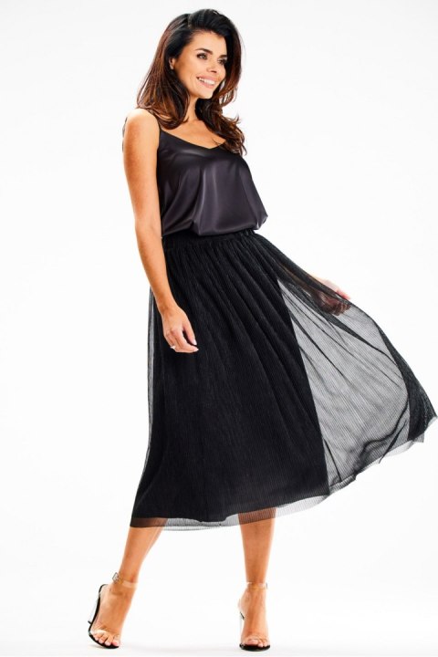 Spódnica Model A630 Black - awama Spódnica Model A630 Black - awama