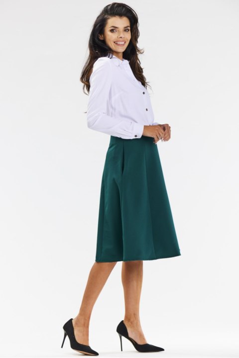 Spódnica Model A673 Bottle Green - awama Spódnica Model A673 Bottle Green - awama