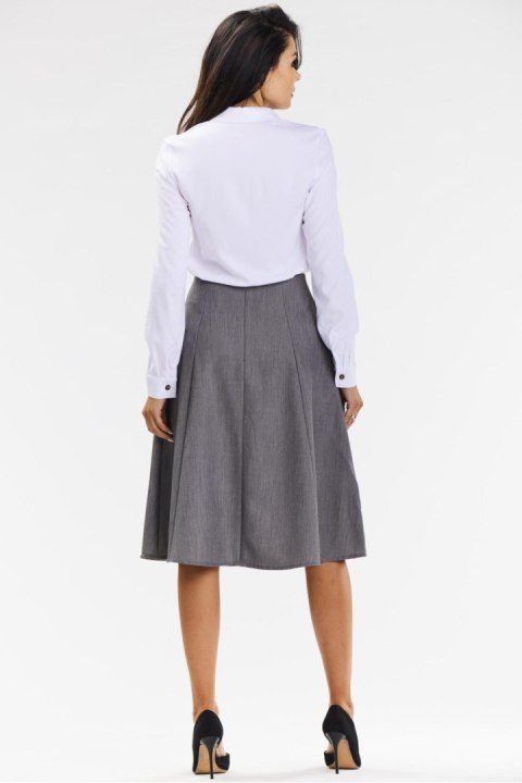 Spódnica Model A673 Grey - awama Spódnica Model A673 Grey - awama