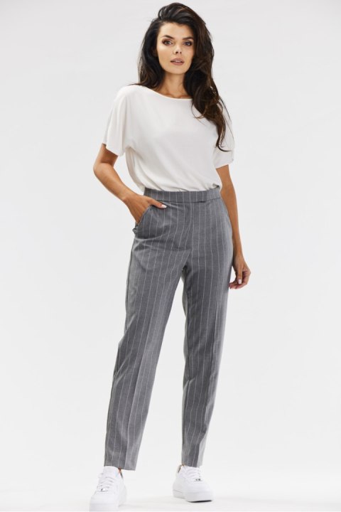 Spodnie Damskie Model A678 Grey - awama Spodnie Damskie Model A678 Grey - awama