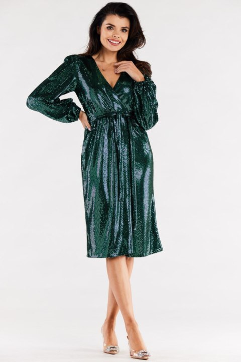 Sukienka Model A564 Green Dots - awama Sukienka Model A564 Green Dots - awama