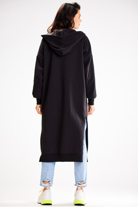 Bluza Damska Model A613 Black - awama Bluza Damska Model A613 Black - awama