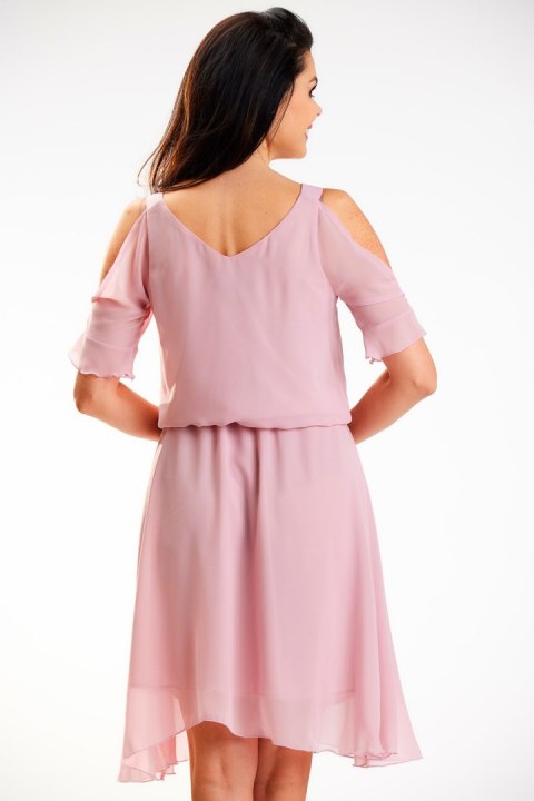 Sukienka Model A572 Dirty Pink - awama Sukienka Model A572 Dirty Pink - awama