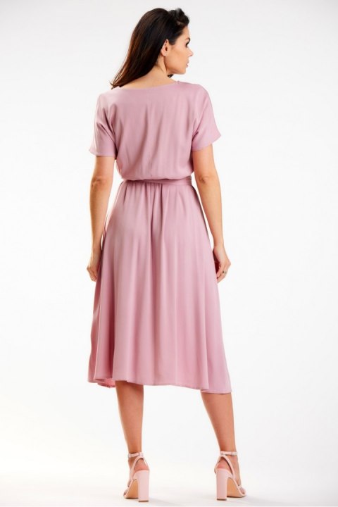 Sukienka Model A576 Dirty Pink - awama Sukienka Model A576 Dirty Pink - awama