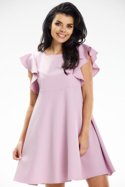 Sukienka Model A643 Dirty Pink - awama Sukienka Model A643 Dirty Pink - awama