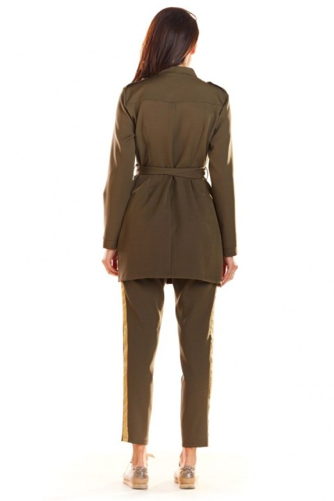 Żakiet Model A271 Khaki - awama Żakiet Model A271 Khaki - awama