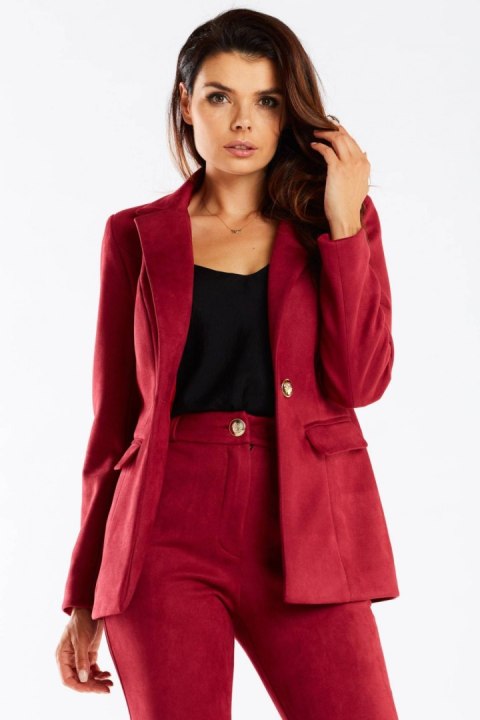 Żakiet Model A460 Bordo - awama Żakiet Model A460 Bordo - awama