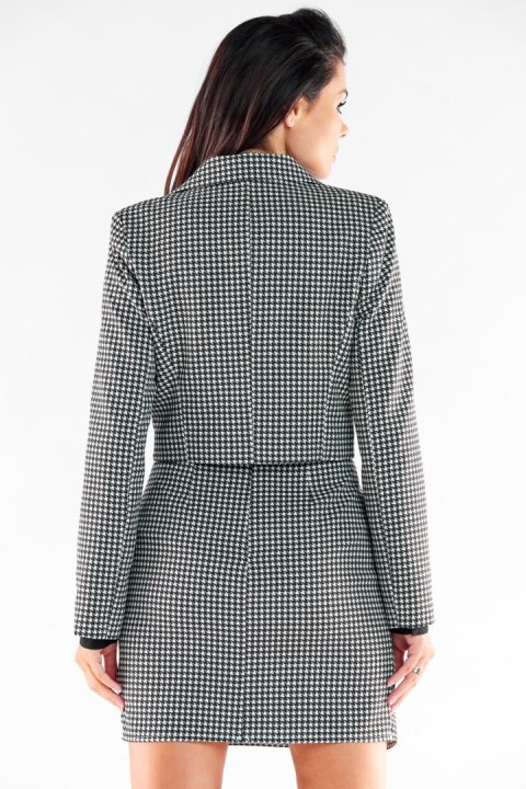 Żakiet Model A529 Houndstooth - awama Żakiet Model A529 Houndstooth - awama