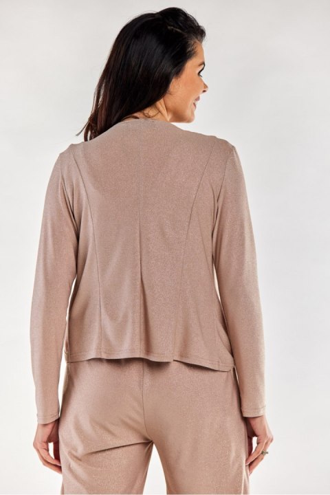 Żakiet Model A559 Beige - awama Żakiet Model A559 Beige - awama
