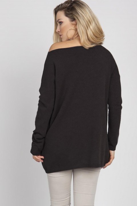 Sweter Damski Model SWE169 Black - MKM Sweter Damski Model SWE169 Black - MKM