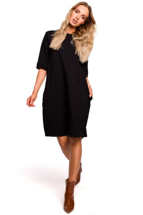 Sukienka Model MOE451 Black - Moe Sukienka Model MOE451 Black - Moe