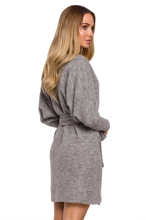 Sukienka Model MOE631 Grey - Moe Sukienka Model MOE631 Grey - Moe