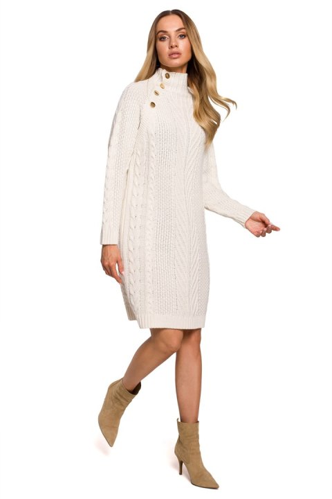 Sukienka Model MOE635 Beige - Moe Sukienka Model MOE635 Beige - Moe