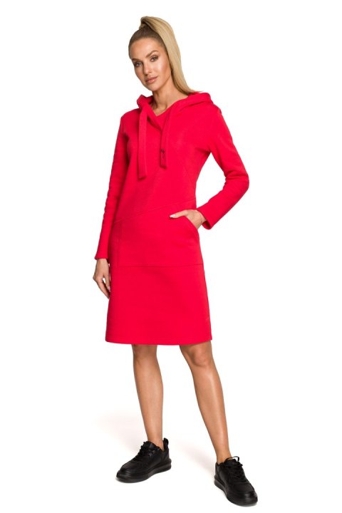 Sukienka Model MOE695 Red - Moe Sukienka Model MOE695 Red - Moe