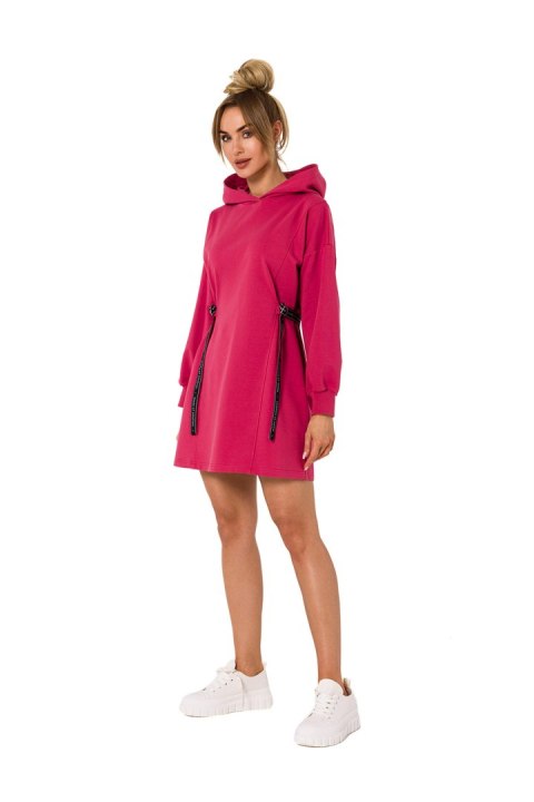 Sukienka Model MOE730 Coral - Moe Sukienka Model MOE730 Coral - Moe