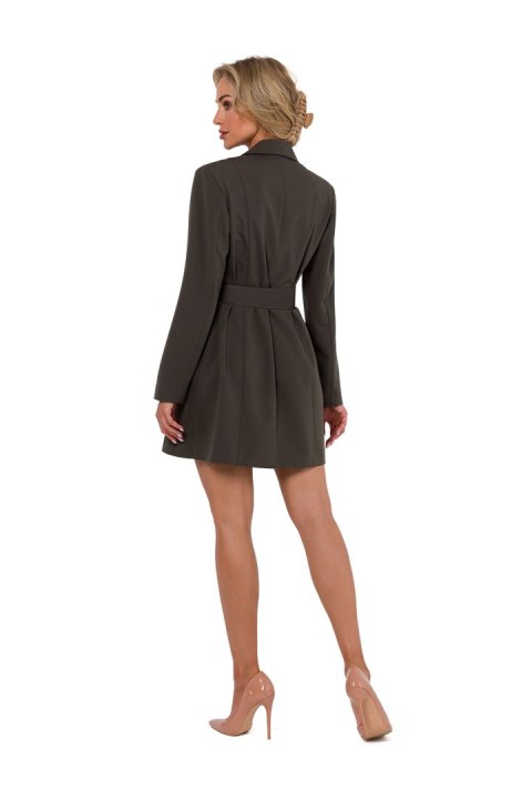 Sukienka Model MOE749 Khaki - Moe Sukienka Model MOE749 Khaki - Moe
