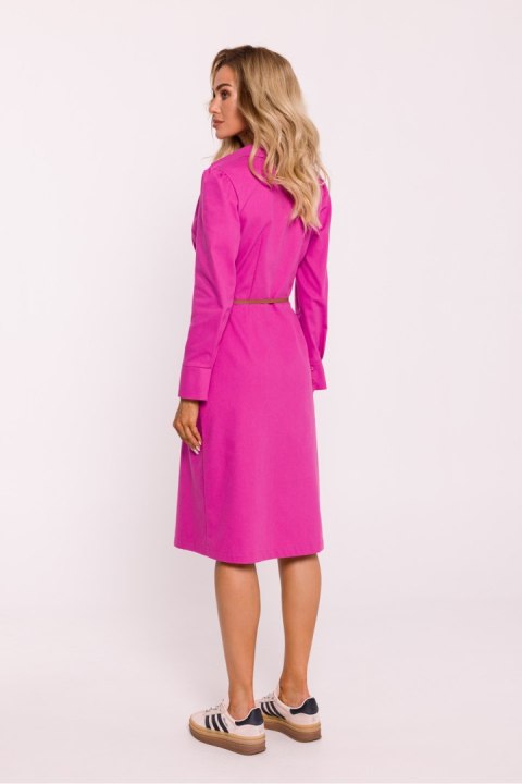 Sukienka Model MOE804 Pink - Moe Sukienka Model MOE804 Pink - Moe