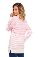 Sweter Damski Model MXS08 Pink - Moe