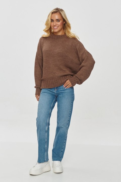 Sweter Damski Model S151 Cappuccino - Makadamia Sweter Damski Model S151 Cappuccino - Makadamia