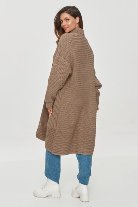 Sweter Kardigan Model S153 Cappuccino - Makadamia Sweter Kardigan Model S153 Cappuccino - Makadamia