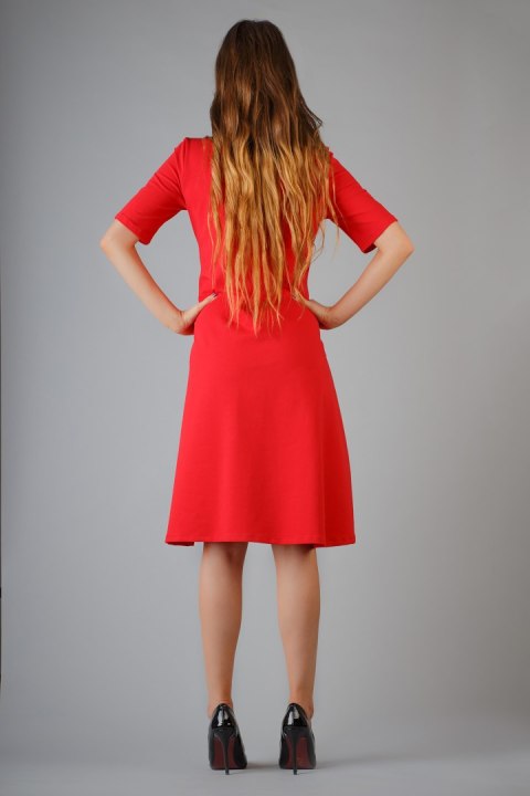 Sukienka Model Nadzieja 6 Red - Tessita Sukienka Model Nadzieja 6 Red - Tessita