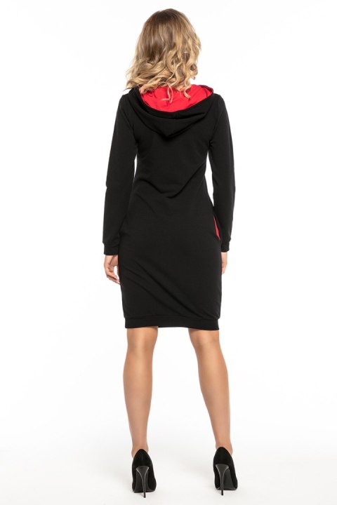 Sukienka Model T249/4 Black/Red - Tessita Sukienka Model T249/4 Black/Red - Tessita