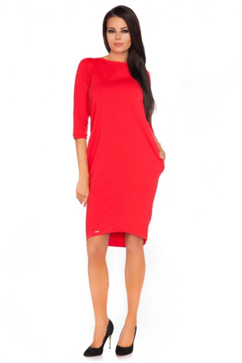 Sukienka Model Halina 6 Red - Tessita Sukienka Model Halina 6 Red - Tessita