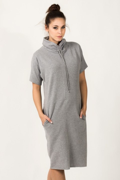 Sukienka Model Irmina 2 Light Grey - Tessita Sukienka Model Irmina 2 Light Grey - Tessita