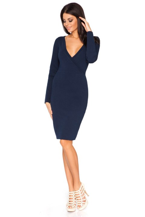 Sukienka Model Olga 4 Navy - Tessita Sukienka Model Olga 4 Navy - Tessita