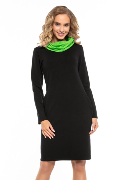 Sukienka Model T248/3 Black/Green - Tessita Sukienka Model T248/3 Black/Green - Tessita