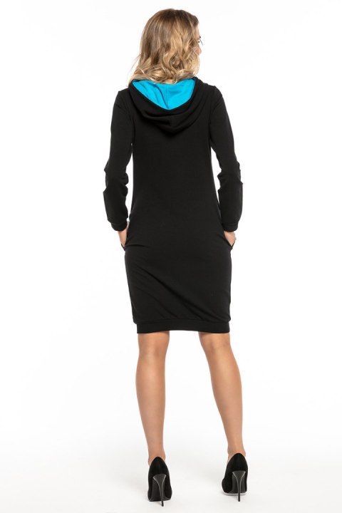 Sukienka Model T249/1 Black/Blue - Tessita Sukienka Model T249/1 Black/Blue - Tessita