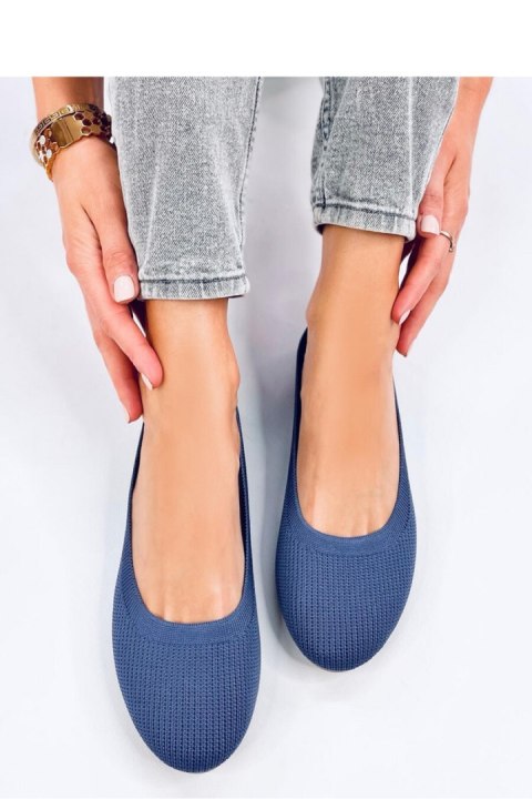 Baleriny skarpetkowe CAVADAY BLUE - Inello Baleriny skarpetkowe CAVADAY BLUE - Inello