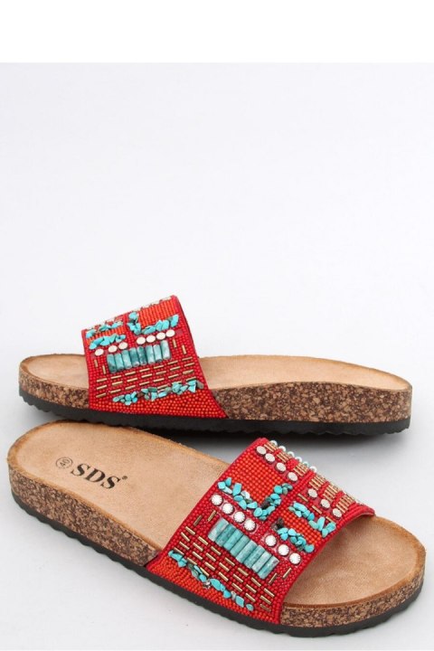Sandał Klapki korkowe TAIDA RED - Inello Sandał Klapki korkowe TAIDA RED - Inello