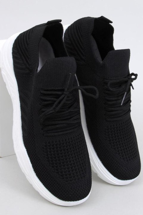 Buty sportowe skarpetkowe JAUSSA BLACK/WHITE - Inello Buty sportowe skarpetkowe JAUSSA BLACK/WHITE - Inello
