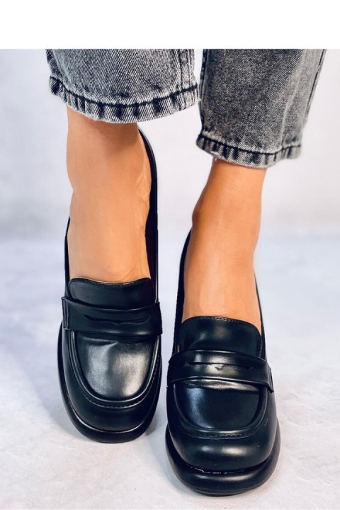 Czółenka na słupku TREVIA BLACK - Inello Czółenka na słupku TREVIA BLACK - Inello