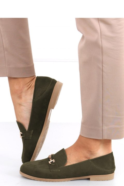 Mokasyny damskie JUSS GREEN - Inello Mokasyny damskie JUSS GREEN - Inello
