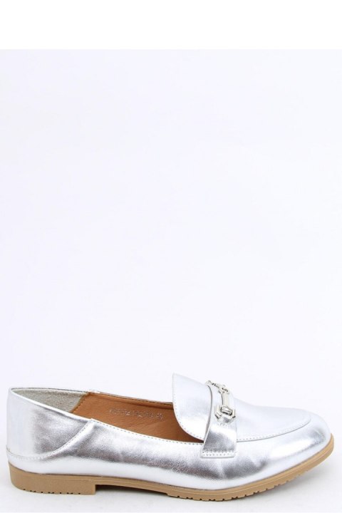 Mokasyny damskie JUSS SILVER - Inello Mokasyny damskie JUSS SILVER - Inello