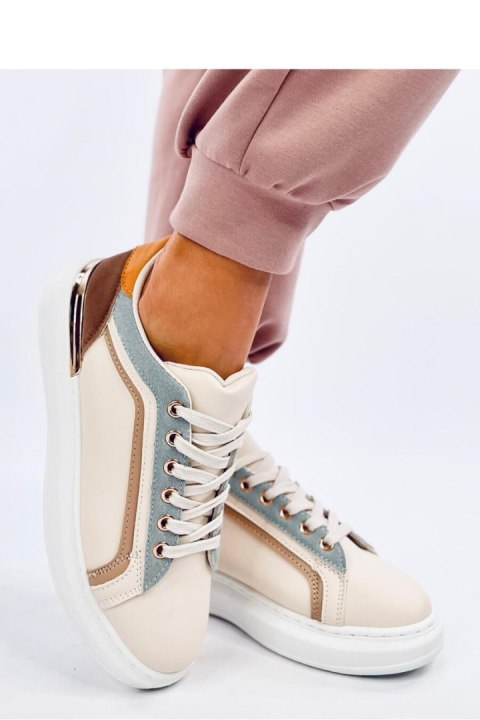 Sneakersy damskie DURIES BEIGE - Inello Sneakersy damskie DURIES BEIGE - Inello